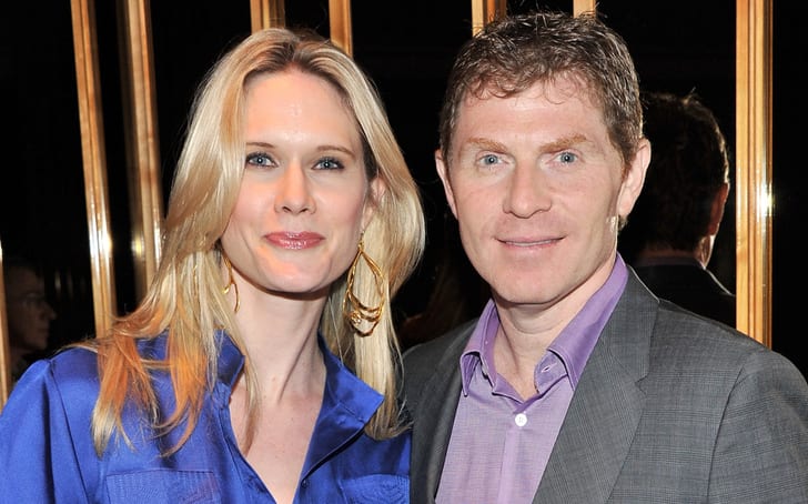 Image of Kate Connelly with her former husband, Bobby Flay