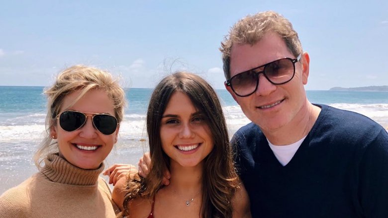 Image of Sophie Flay with her Father Bobby Flay and Mother Kate Connelly